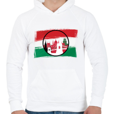 PRINTFASHION png_20230309_230938_0000 - Férfi kapucnis pulóver - Fehér