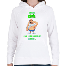 PRINTFASHION png_20230310_093854_0000 - Női kapucnis pulóver - Fehér