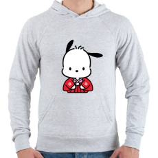 PRINTFASHION pochacco - Férfi kapucnis pulóver - Sport szürke