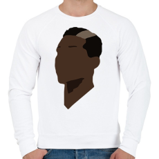 PRINTFASHION Pogba - Férfi pulóver - Fehér