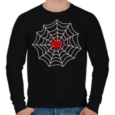 PRINTFASHION pók - Férfi pulóver - Fekete