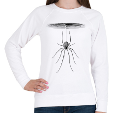 PRINTFASHION Pók rajz - Női pulóver - Fehér