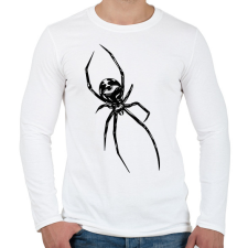 PRINTFASHION Pók szemekkel - Férfi hosszú ujjú póló - Fehér férfi póló