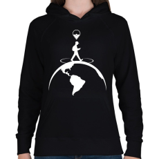 PRINTFASHION Pokemon Go - Női kapucnis pulóver - Fekete