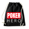 PRINTFASHION POKER HERO - Sportzsák, Tornazsák - Fekete