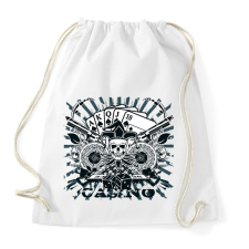PRINTFASHION Póker  - Sportzsák, Tornazsák - Fehér tornazsák
