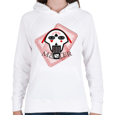 PRINTFASHION pokermaster_4 - Női kapucnis pulóver - Fehér