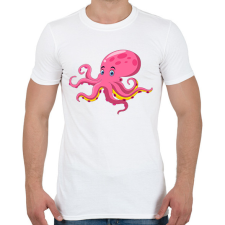 PRINTFASHION polip - Férfi póló - Fehér férfi póló