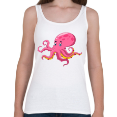 PRINTFASHION polip - Női atléta - Fehér