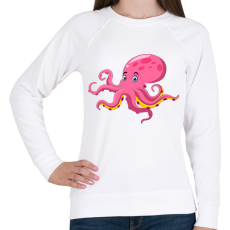 PRINTFASHION polip - Női pulóver - Fehér