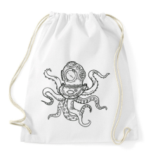 PRINTFASHION Polip - Sportzsák, Tornazsák - Fehér tornazsák