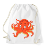 PRINTFASHION polip - Sportzsák, Tornazsák - Fehér