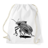 PRINTFASHION Poloska / Büdösbogár rajz - Sportzsák, Tornazsák - Fehér
