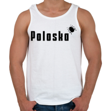 PRINTFASHION Poloska  - Férfi atléta - Fehér