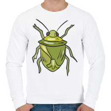 PRINTFASHION Poloska - Férfi pulóver - Fehér férfi pulóver, kardigán