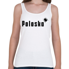 PRINTFASHION Poloska  - Női atléta - Fehér