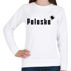 PRINTFASHION Poloska  - Női pulóver - Fehér