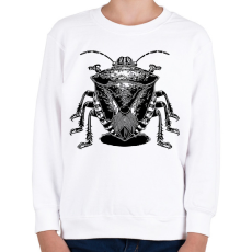 PRINTFASHION Poloska rajz - Gyerek pulóver - Fehér