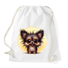 PRINTFASHION Pomerániai spitz - Sportzsák, Tornazsák - Fehér tornazsák