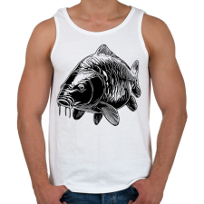 PRINTFASHION ponty - Férfi atléta - Fehér atléta, trikó