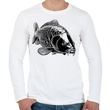 PRINTFASHION ponty - Férfi hosszú ujjú póló - Fehér férfi póló