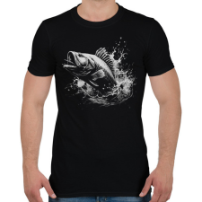 PRINTFASHION Ponty - Férfi póló - Fekete férfi póló