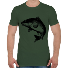 PRINTFASHION ponty - Férfi póló - Katonazöld