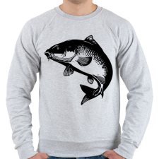 PRINTFASHION ponty - Férfi pulóver - Sport szürke férfi pulóver, kardigán