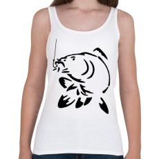 PRINTFASHION ponty  horgászat - Női atléta - Fehér