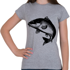 PRINTFASHION ponty - Női póló - Sport szürke