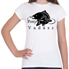 PRINTFASHION Ponty vadász - Női póló - Fehér női póló