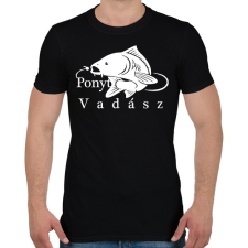 PRINTFASHION Ponyt vadászó - Férfi póló - Fekete férfi póló