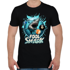 PRINTFASHION Pool Shark 2 - Férfi póló - Fekete