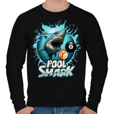 PRINTFASHION Pool Shark 2 - Férfi pulóver - Fekete férfi pulóver, kardigán