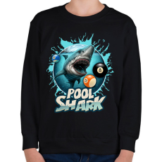 PRINTFASHION Pool Shark 2 - Gyerek pulóver - Fekete