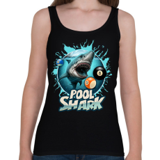 PRINTFASHION Pool Shark 2 - Női atléta - Fekete