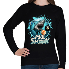 PRINTFASHION Pool Shark 2 - Női pulóver - Fekete női pulóver, kardigán