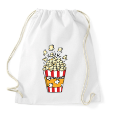 PRINTFASHION Popcorn zseb - Sportzsák, Tornazsák - Fehér tornazsák