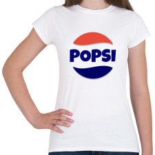 PRINTFASHION POPSI - Női póló - Fehér női póló