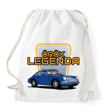 PRINTFASHION porsce - Sportzsák, Tornazsák - Fehér tornazsák