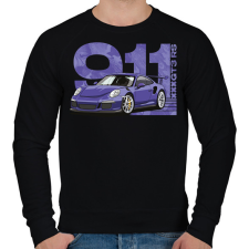 PRINTFASHION PORSCHE 911 GT3 RS - Férfi pulóver - Fekete férfi pulóver, kardigán