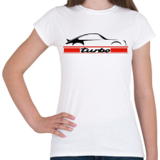 PRINTFASHION Porsche 911 turbo - Női póló - Fehér női póló