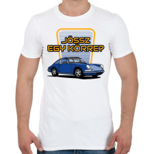 PRINTFASHION Porsche - Férfi póló - Fehér férfi póló