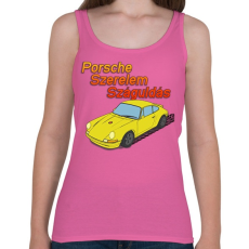 PRINTFASHION Porsche Szerelem Száguldás - Női atléta - Rózsaszín