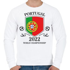 PRINTFASHION Portugal 2022 - Férfi pulóver - Fehér férfi pulóver, kardigán