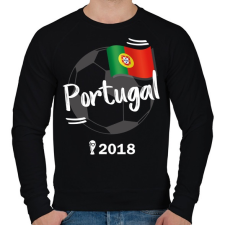 PRINTFASHION Portugália - Férfi pulóver - Fekete férfi pulóver, kardigán