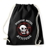 PRINTFASHION Positive metal attitude - Sportzsák, Tornazsák - Fekete