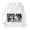 PRINTFASHION Pray for Techno - Sportzsák, Tornazsák - Fehér