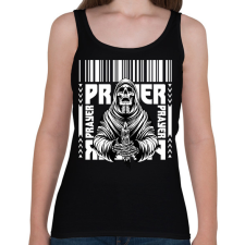 PRINTFASHION Prayer - Női atléta - Fekete női trikó