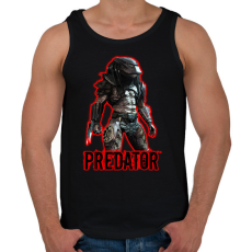 PRINTFASHION PREDATOR  - Férfi atléta - Fekete